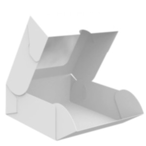 Коробка подарочная 130*130*50 мм, белая. Photo 2