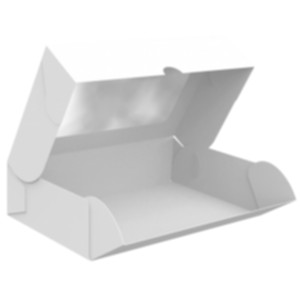 Коробка подарочная 200*130*50 мм, белая. Photo 2