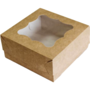 Коробка подарочная 130*130*60 мм, крафт. Photo 2