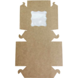 Коробка подарочная 130*130*60 мм, крафт. Photo 3