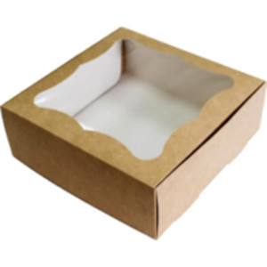 Коробка подарочная 200*200*70 мм, крафт. Photo 2 Коробка подарочная 200*200*70 мм, крафт. Photo 2