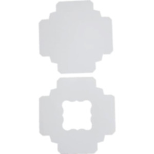 Коробка подарочная 155*155*30 мм, белая. Photo 2 Коробка подарочная 155*155*30 мм, белая. Photo 2