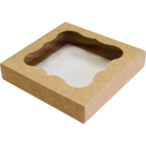 Коробка подарочная 155*155*30 мм, крафт. Photo 2 Коробка подарочная 155*155*30 мм, крафт. Photo 2