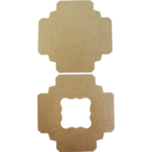 Коробка подарочная 155*155*30 мм, крафт. Photo 3 Коробка подарочная 155*155*30 мм, крафт. Photo 3