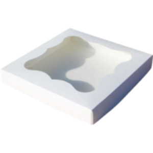 Коробка подарочная 200*200*30 мм, белая. Photo 2 Коробка подарочная 200*200*30 мм, белая. Photo 2