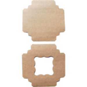 Коробка подарочная 200*200*30 мм, крафт. Photo 3 Коробка подарочная 200*200*30 мм, крафт. Photo 3