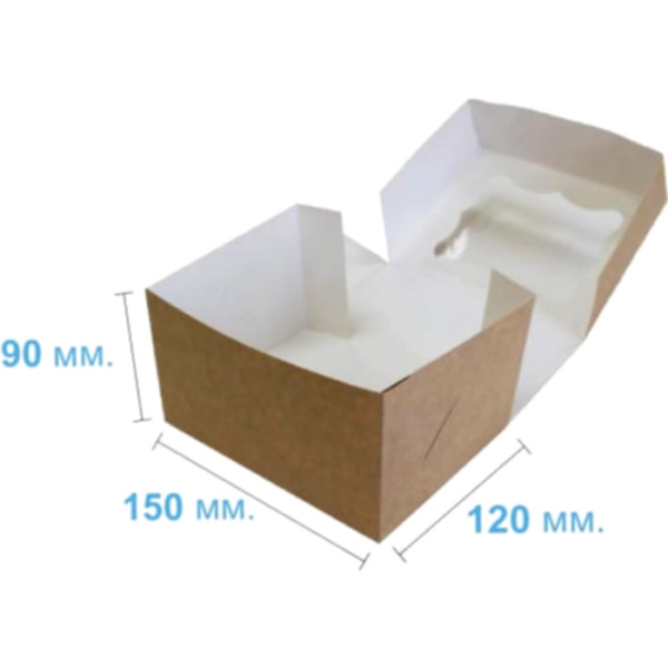 Коробка подарочная 150*120*90 мм, крафт Коробка подарочная 150*120*90 мм, крафт