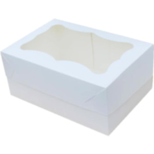 Коробка с окошком 250*170*110 мм, белая. Photo 2 Коробка с окошком 250*170*110 мм, белая. Photo 2