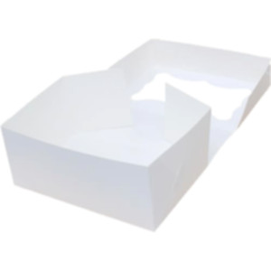 Коробка с окошком 250*170*110 мм, белая. Photo 3 Коробка с окошком 250*170*110 мм, белая. Photo 3