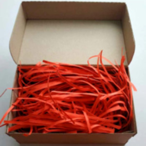 Паперовий наповнювач 500 г, червоний. Photo 3