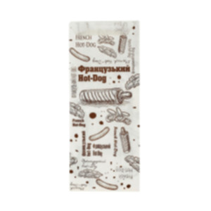 Пакет саше 170*72*35 мм, білий, з друком. Photo 3