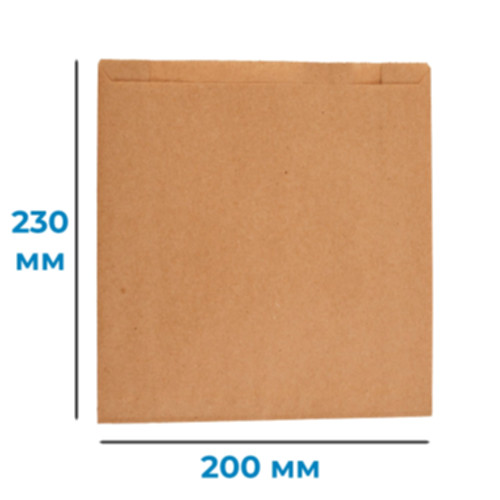 Пакет саше 230*200*40 мм, бурий