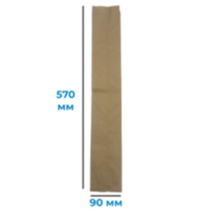 Пакет саше 570*90*40 мм, бурий