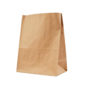 Пакет паперовий 335*260*140 мм, бурий. Photo 3