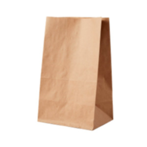 Пакет паперовий 240*120*85 мм, бурий. Photo 3